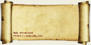 Danica Ružić vizit kartica